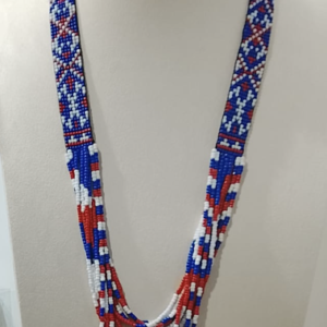 Red, White and Blue necklace