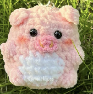 Piggy - Porquet - Porkie keychain (Lucky Piggy)