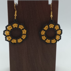 Orchard sunflowers ring earrings
