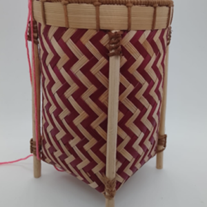 Dusun Sook Kelarai Desktop Organizer (Red and White)