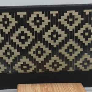 Flowers hidden by squares wallet by Dusun Sook