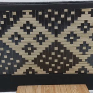 The geometric diamond wallet by Dusun Sook