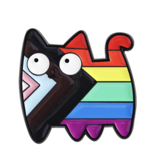 1 Cat Pin Representing LGBT+