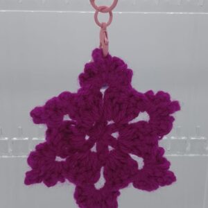 Snowflakes (Maroon)