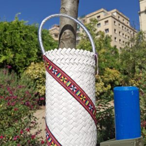 Wine Carrier by Rungus with Bajau motif (or secret candies/sweeties stash)
