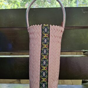 Wine carrier by Rungus with Lundayeh motif (or secret candies/sweeties stash)