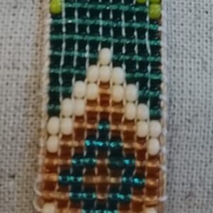 The green colourful bracelet