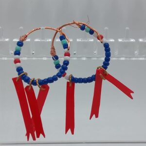 Copper earrings (True traditional) my Murut Bookan