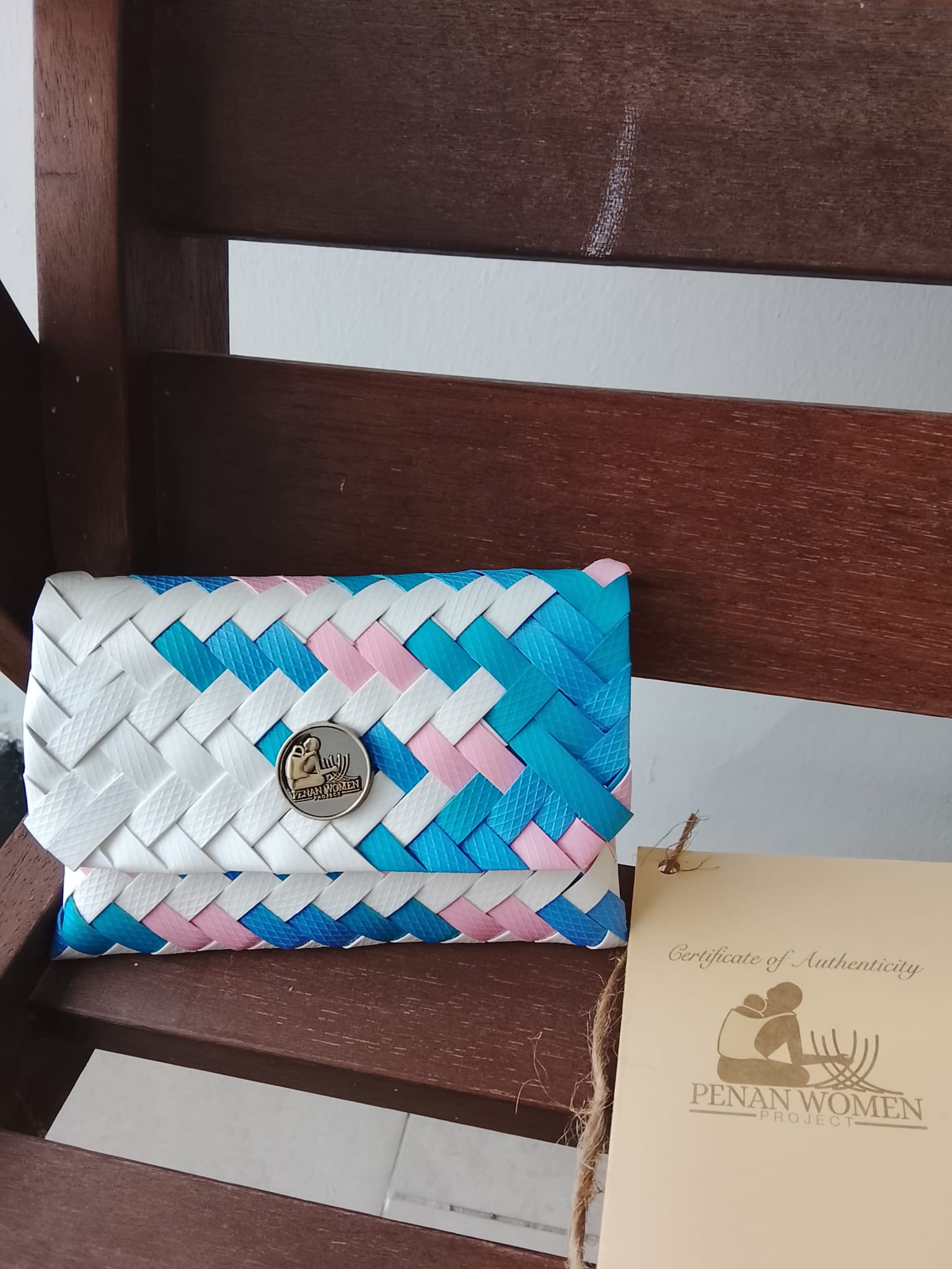 Cotton Candy Wallet by the Penan Women Project
