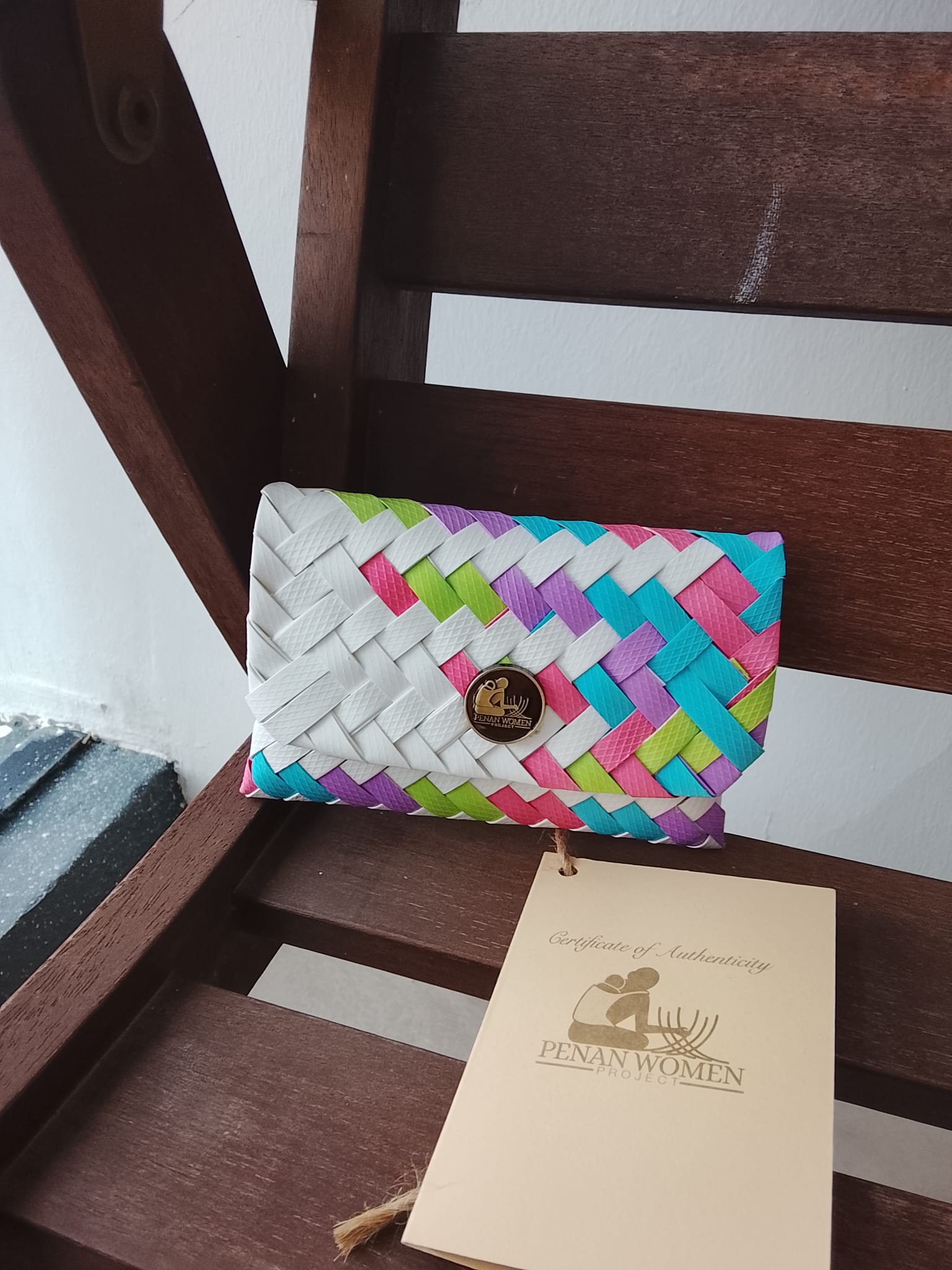 Bubble Gum Wallet by the Penan Women Project