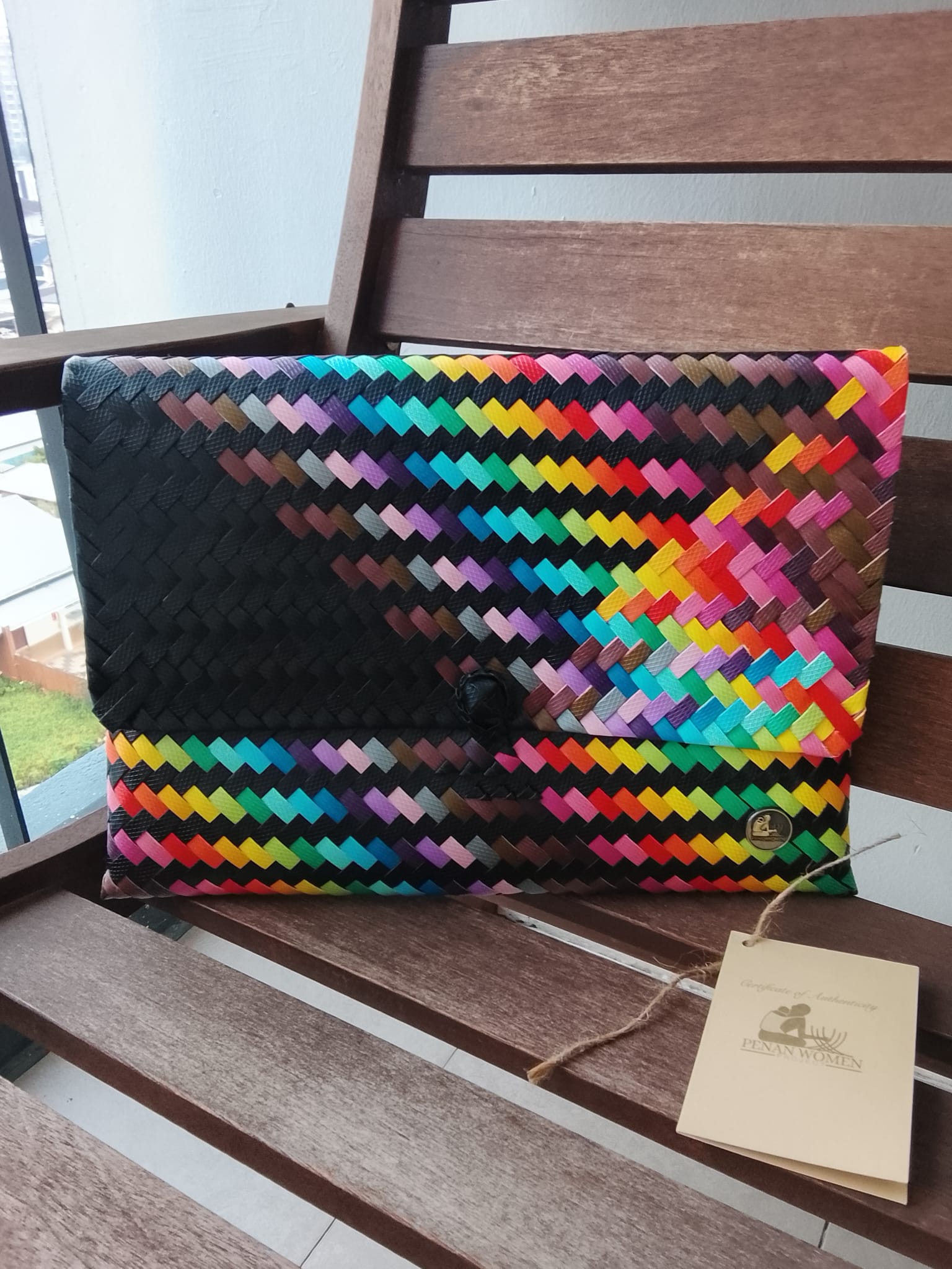 Laptop bag by the Penan Women Project (Black)