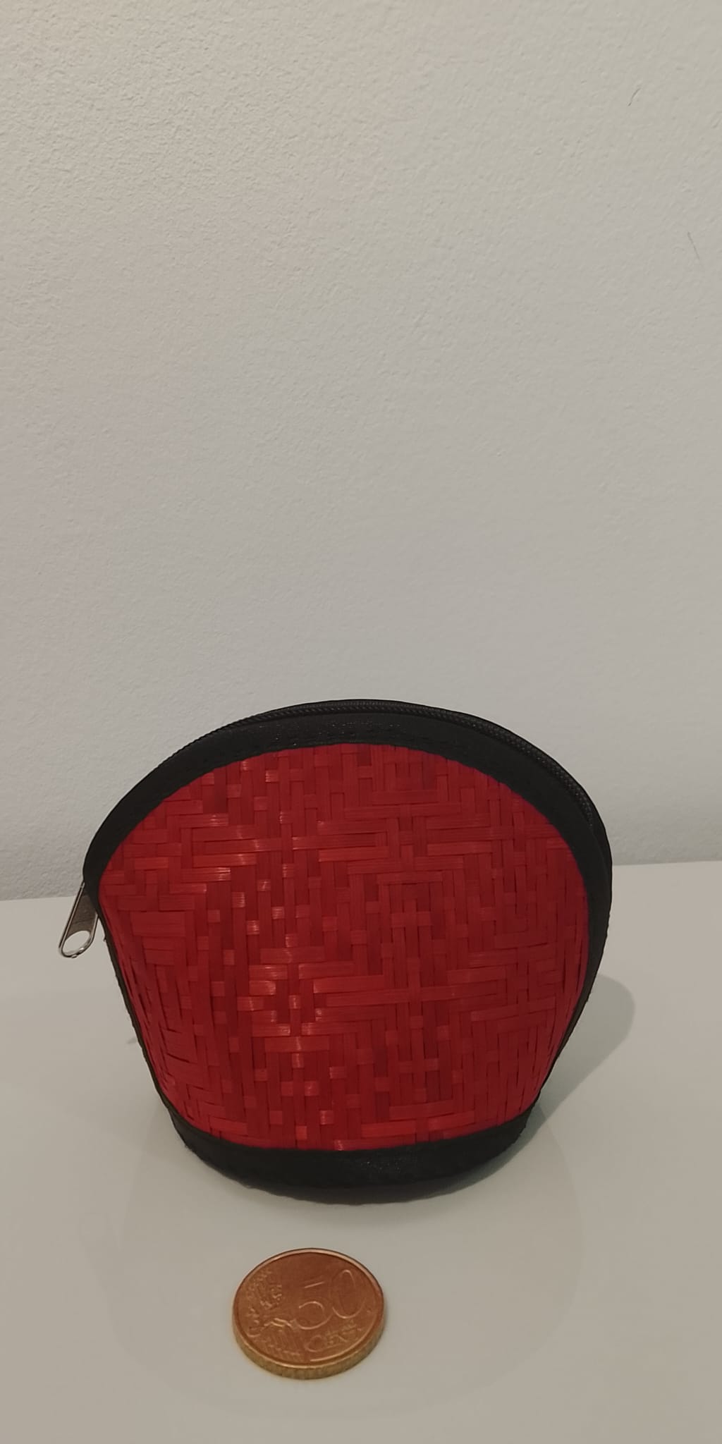 Pandan coin purse (red)