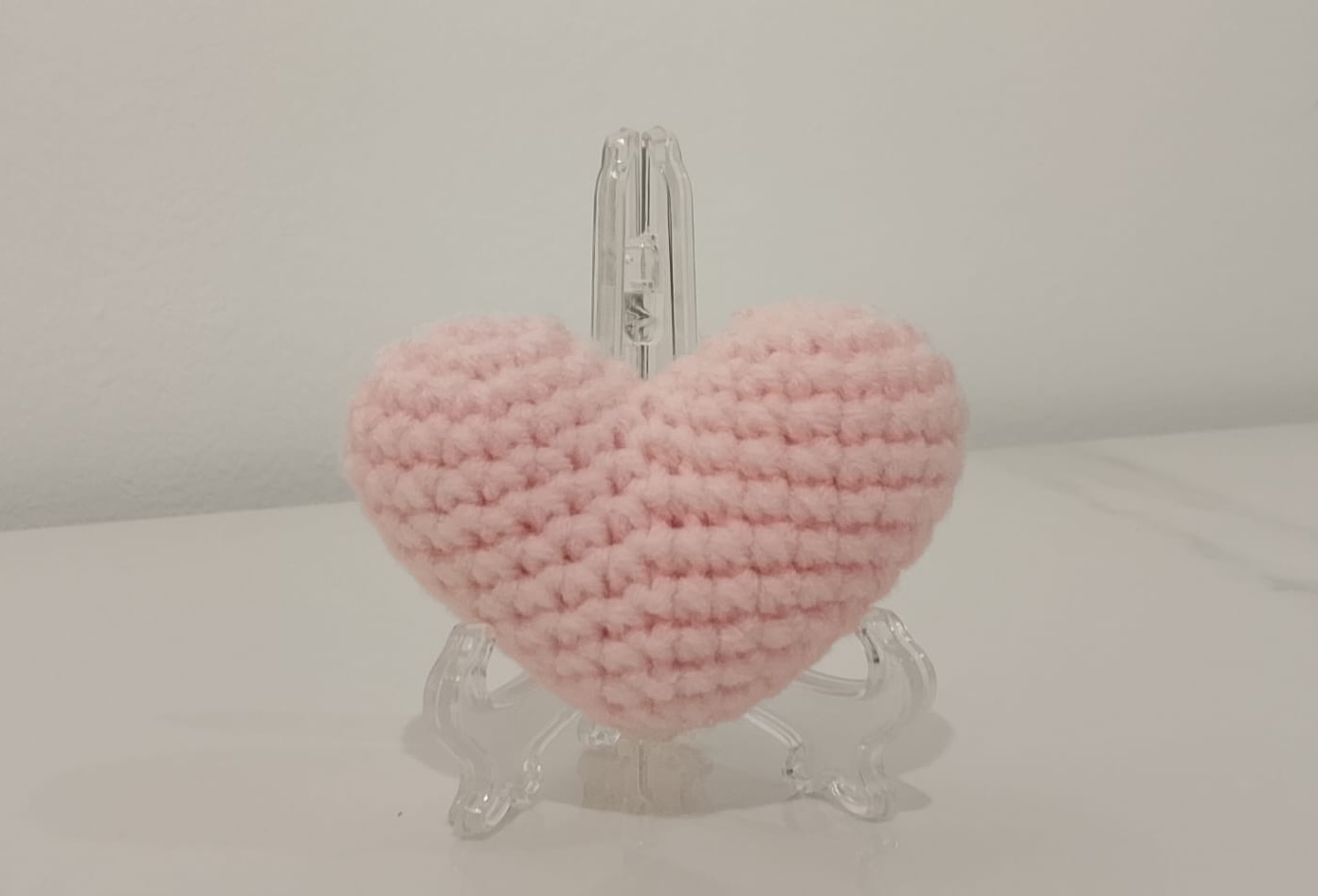Crochet Hearts (Pink)