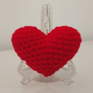 Crochet Hearts (Red)