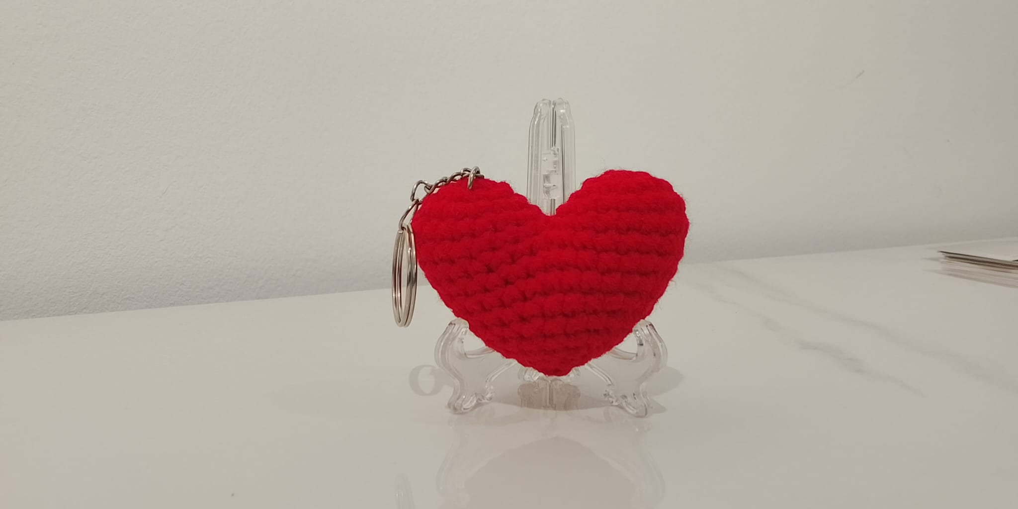 Crochet Hearts (Red)
