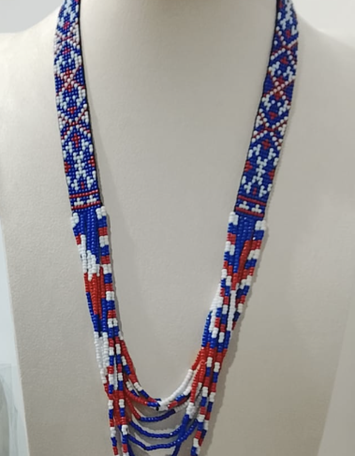 Red, White and Blue necklace