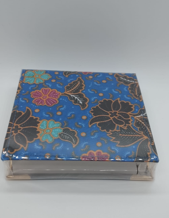 Batik notepad – Blue