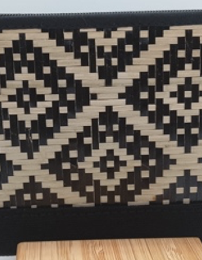Geometric Flower Statement Wallet by Dusun Sook