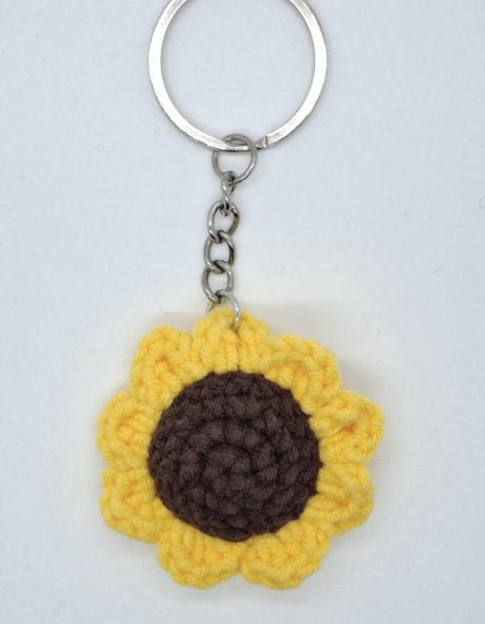 Sunflower Keychain