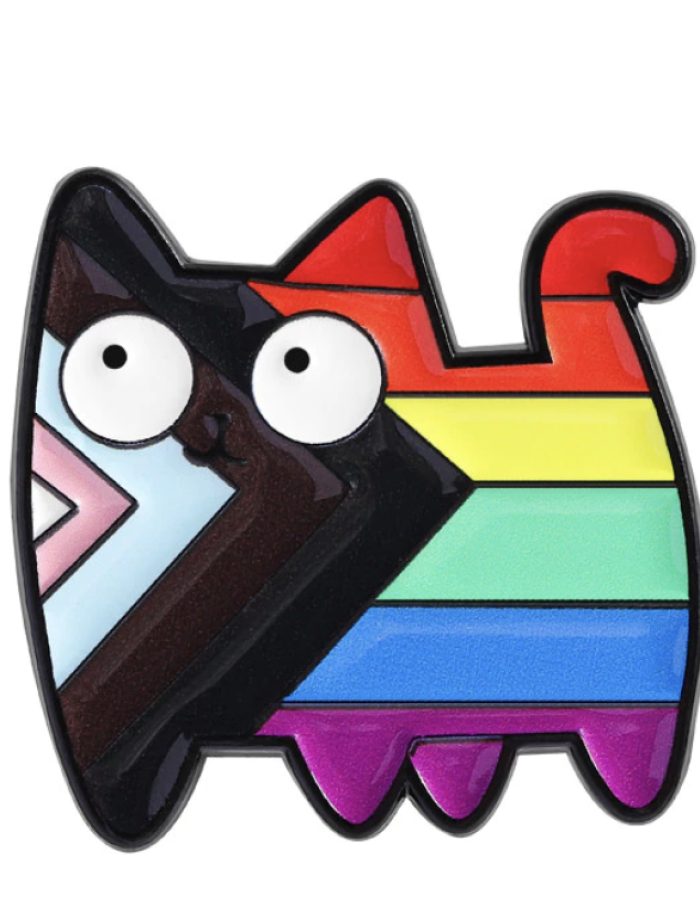 1 Cat Pin Representing LGBT+