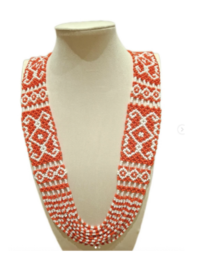 Orange-red Vinusak Necklace