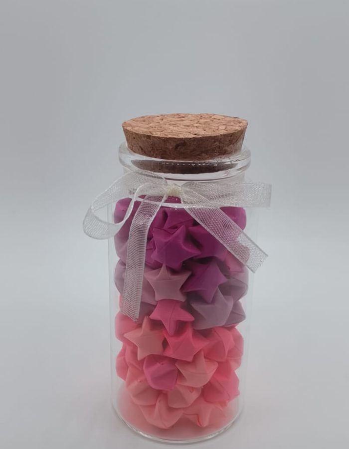 Wish upon a Star (Gradient light pink to maroon top)