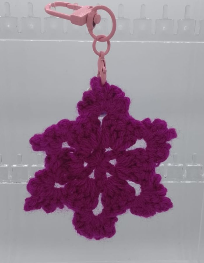Snowflakes (Maroon)