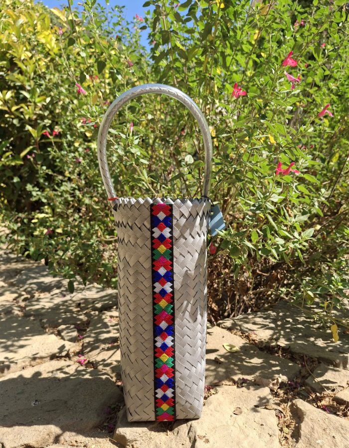 Wine Carrier by Rungus with Dusun Gana motif (or secret candies/sweeties stash)