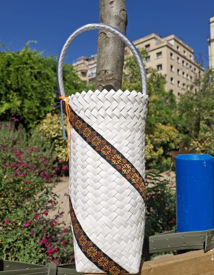 Wine Carrier by Rungus with Kadazan Penampang motif (or secret candies/sweeties stash)