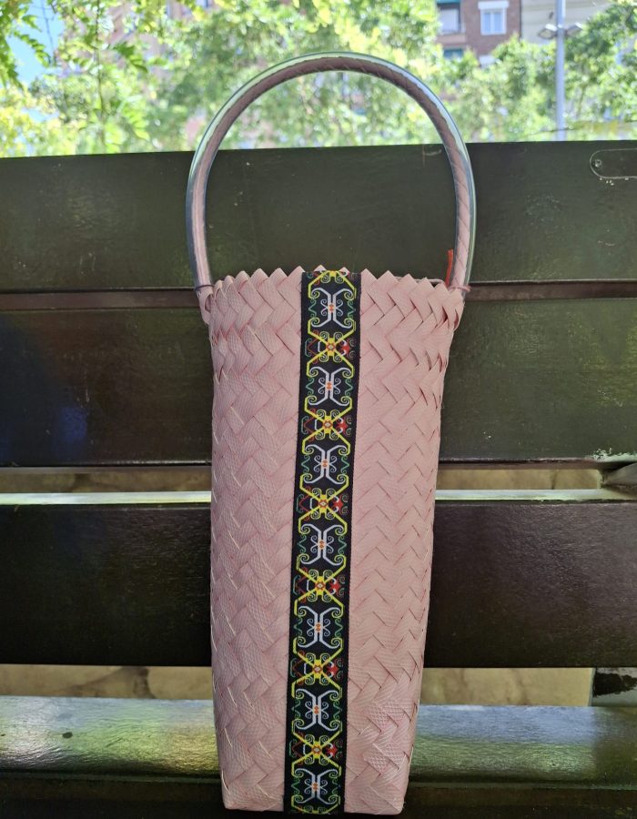 Wine carrier by Rungus with Lundayeh motif (or secret candies/sweeties stash)