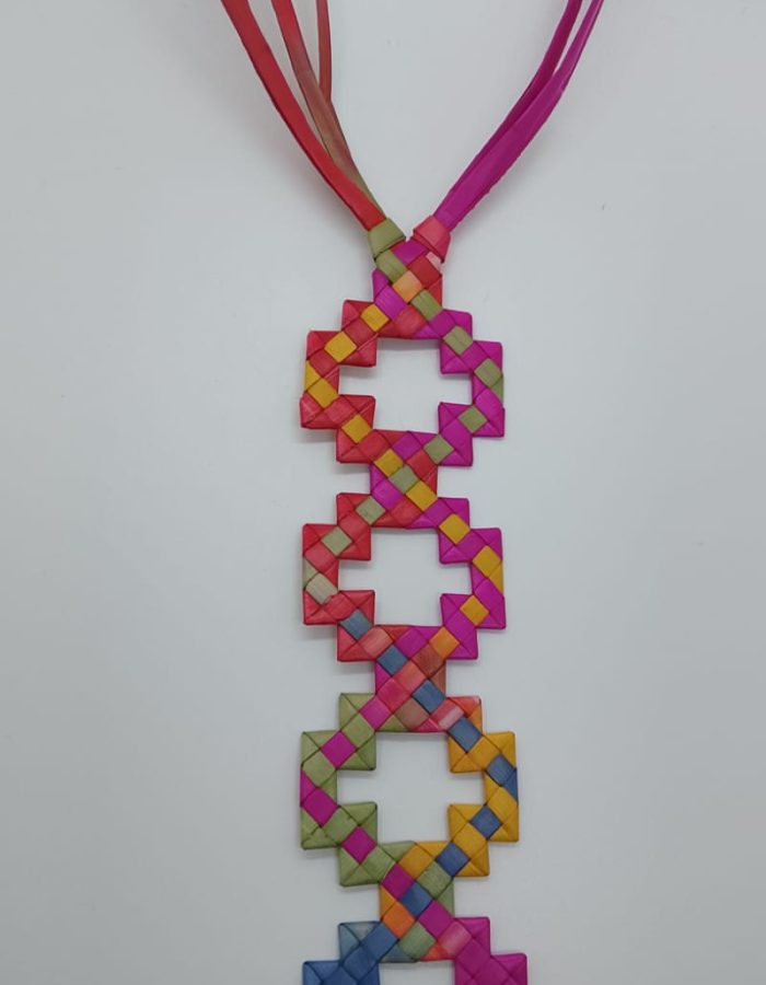 Bookmark by Mah Meri – Multicolor of pink, green, yellow, etc.)