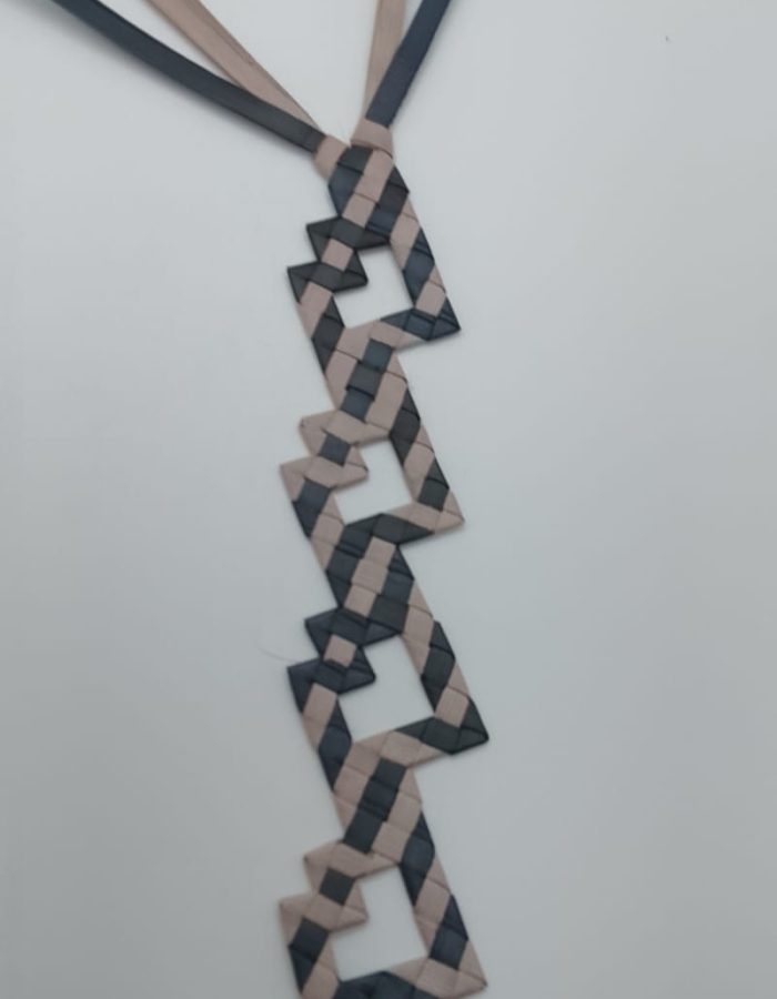 Bookmark by Mah Meri – Grey and White