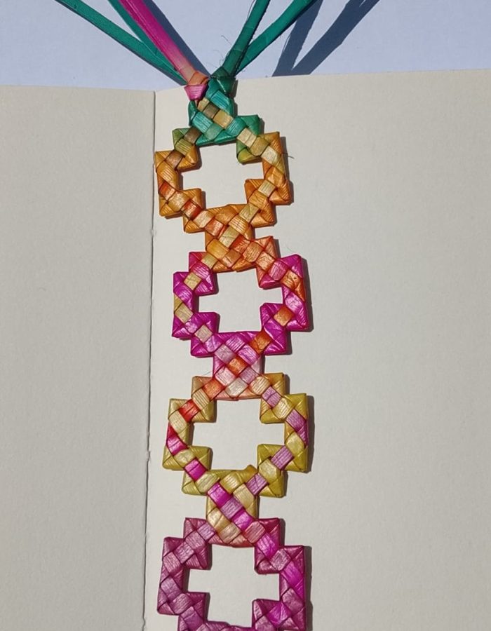 Mah Meri bookmark (Pink, Yellow, Green)