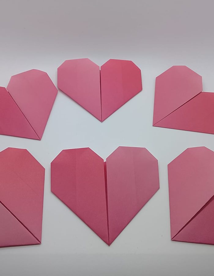 Origami Hearts (Different Shades of Pink!)