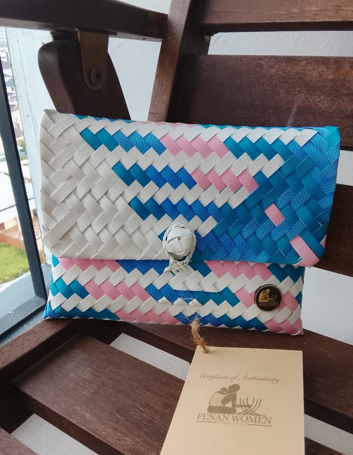 Cotton Candy Clutch by the Penan Women Project