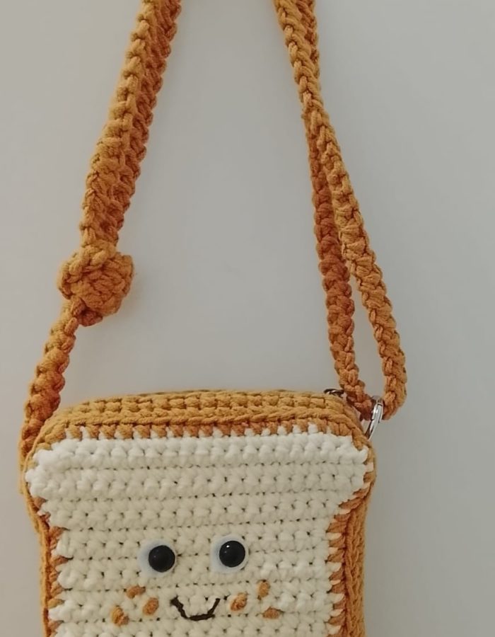 Crochet toast bag