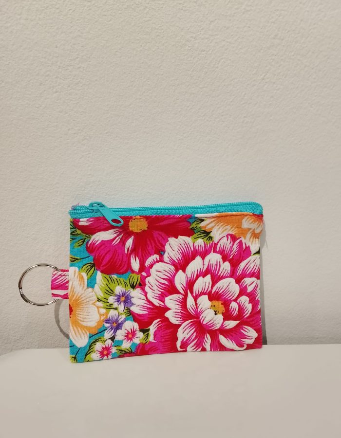 A modern small coin purse from Taiwan (blue)